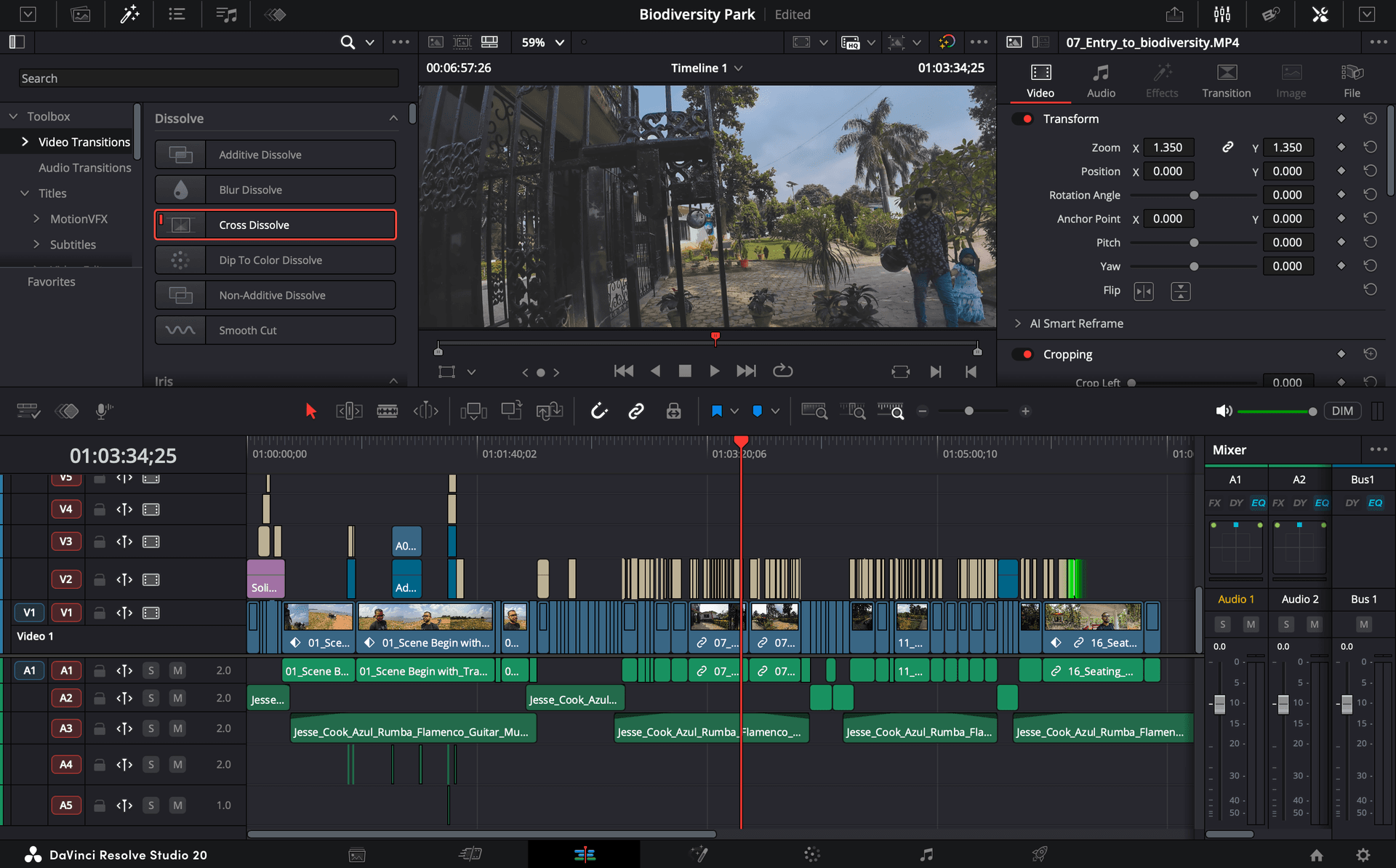 Video editor timeline